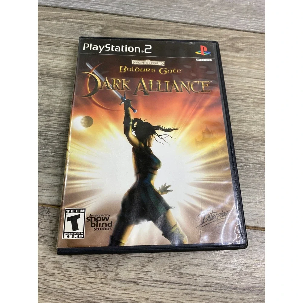 Baldur's Gate Dark Alliance Sony PlayStation 2 PS2 2001 CIB Manual RPG Interplay